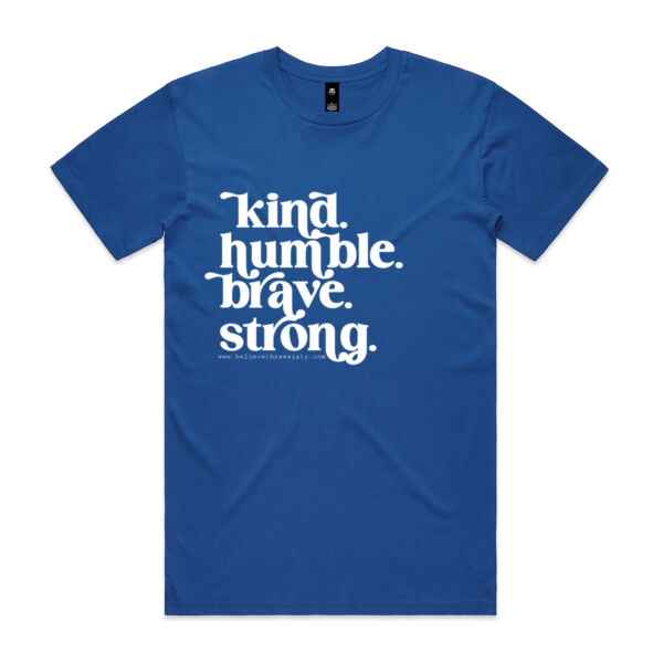 Slogan Tee - Kind Humble Brave Strong Thumbnail